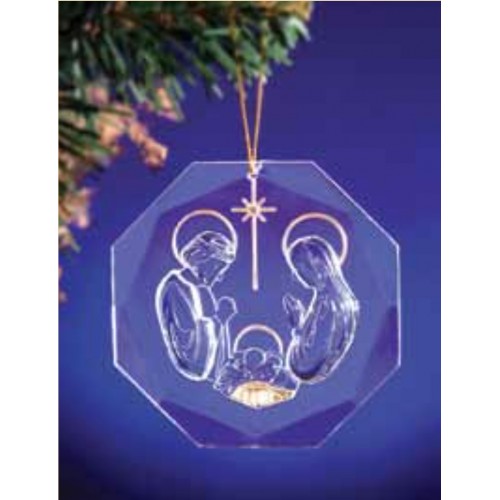Crystal-Like Christmas Ornament